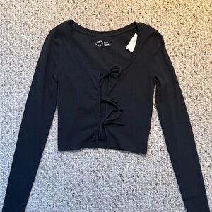 NWT Aerie front tie top